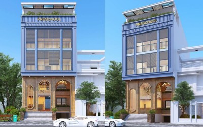 THIẾT KẾ TRƯỜNG MẦM NON _ QUẬN 7