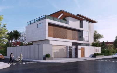 THIẾT KẾ BIỆT THỰ HIỆN ĐẠI LÂM GIA _ Hoóc Môn